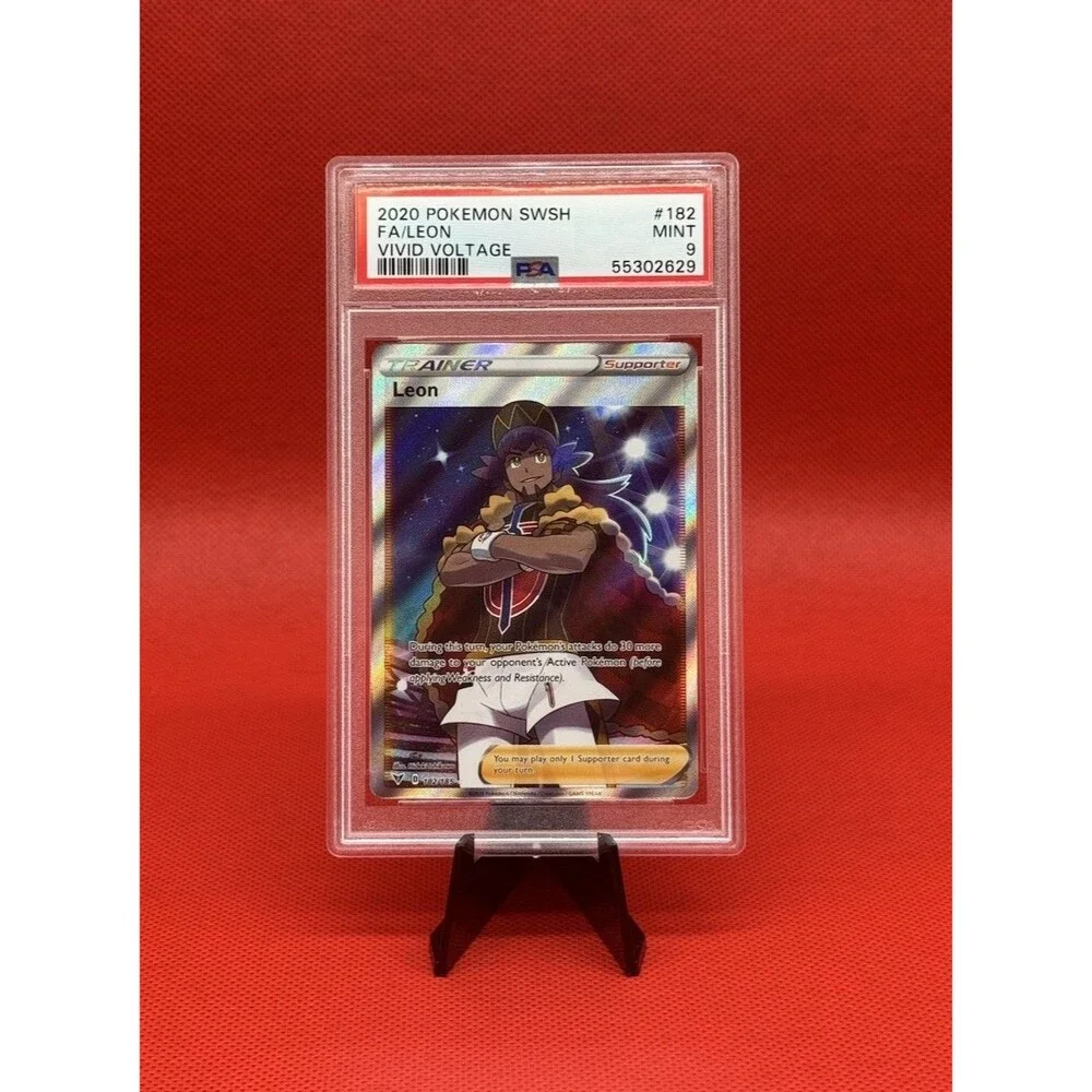 2020 POKEMON SWSH FA/LEON #182 MINT 9